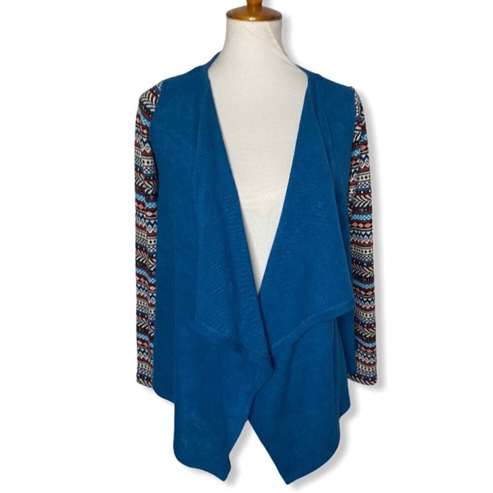 Flying Tomato Boho Southwest Open Cardigan Size Small